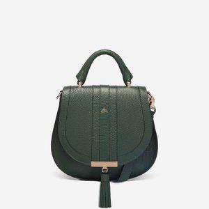 NIB Demellier London The Mini Venice bag - Forest Grain (green color)